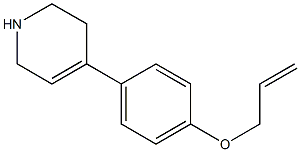 4-[4-(allyloxy)phenyl]-1,2,3,6-tetrahydropyridine Struktur