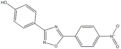 4-[5-(4-nitrophenyl)-1,2,4-oxadiazol-3-yl]phenol Struktur