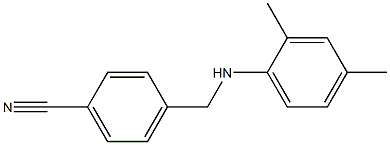 4-{[(2,4-dimethylphenyl)amino]methyl}benzonitrile Struktur