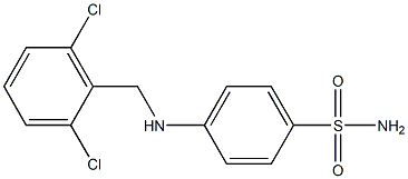 4-{[(2,6-dichlorophenyl)methyl]amino}benzene-1-sulfonamide Struktur