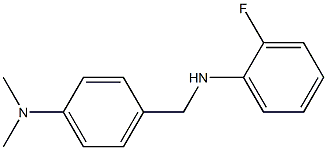 4-{[(2-fluorophenyl)amino]methyl}-N,N-dimethylaniline Struktur