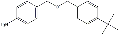 4-{[(4-tert-butylphenyl)methoxy]methyl}aniline Struktur