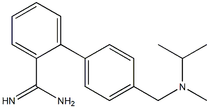 4'-{[isopropyl(methyl)amino]methyl}-1,1'-biphenyl-2-carboximidamide Struktur