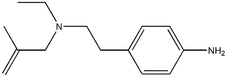 4-{2-[ethyl(2-methylprop-2-en-1-yl)amino]ethyl}aniline Struktur