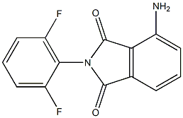 4-amino-2-(2,6-difluorophenyl)-2,3-dihydro-1H-isoindole-1,3-dione Struktur