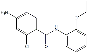 4-amino-2-chloro-N-(2-ethoxyphenyl)benzamide Struktur