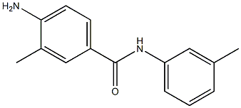 4-amino-3-methyl-N-(3-methylphenyl)benzamide Struktur