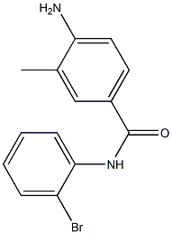 4-amino-N-(2-bromophenyl)-3-methylbenzamide Struktur