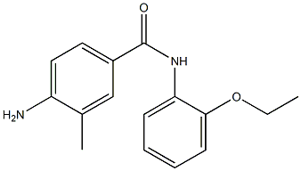 4-amino-N-(2-ethoxyphenyl)-3-methylbenzamide Struktur