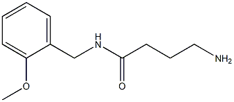 4-amino-N-(2-methoxybenzyl)butanamide Struktur