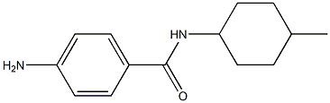 4-amino-N-(4-methylcyclohexyl)benzamide Struktur