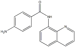 4-amino-N-(quinolin-8-yl)benzamide Struktur