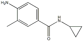 4-amino-N-cyclopropyl-3-methylbenzamide Struktur