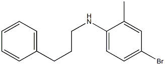 4-bromo-2-methyl-N-(3-phenylpropyl)aniline Struktur