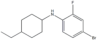 4-bromo-N-(4-ethylcyclohexyl)-2-fluoroaniline Struktur