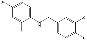 4-bromo-N-[(3,4-dichlorophenyl)methyl]-2-fluoroaniline Struktur