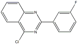 4-chloro-2-(3-fluorophenyl)quinazoline Struktur