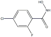 4-chloro-2-fluoro-N-hydroxybenzamide Struktur