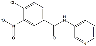 4-chloro-3-nitro-N-(pyridin-3-yl)benzamide Struktur