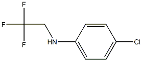 4-chloro-N-(2,2,2-trifluoroethyl)aniline Struktur