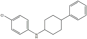 4-chloro-N-(4-phenylcyclohexyl)aniline Struktur