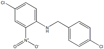 4-chloro-N-[(4-chlorophenyl)methyl]-2-nitroaniline Struktur