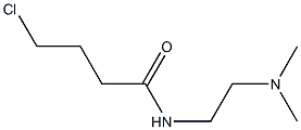 4-chloro-N-[2-(dimethylamino)ethyl]butanamide Struktur