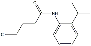 4-chloro-N-[2-(propan-2-yl)phenyl]butanamide Struktur