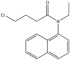 4-chloro-N-ethyl-N-(naphthalen-1-yl)butanamide Struktur