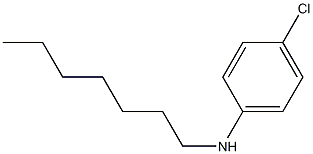 4-chloro-N-heptylaniline Struktur