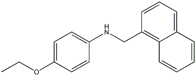 4-ethoxy-N-(naphthalen-1-ylmethyl)aniline Struktur