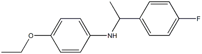 4-ethoxy-N-[1-(4-fluorophenyl)ethyl]aniline Struktur