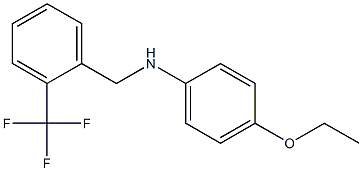 4-ethoxy-N-{[2-(trifluoromethyl)phenyl]methyl}aniline Struktur