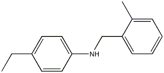 4-ethyl-N-[(2-methylphenyl)methyl]aniline Struktur