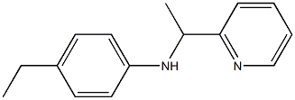 4-ethyl-N-[1-(pyridin-2-yl)ethyl]aniline Struktur