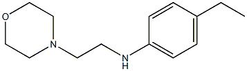 4-ethyl-N-[2-(morpholin-4-yl)ethyl]aniline Struktur