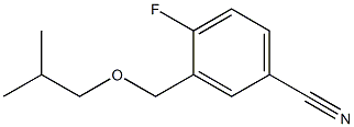 4-fluoro-3-(isobutoxymethyl)benzonitrile Struktur