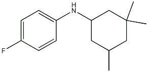 4-fluoro-N-(3,3,5-trimethylcyclohexyl)aniline Struktur