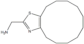 4H,5H,6H,7H,8H,9H,10H,11H,12H,13H-cyclododeca[d][1,3]thiazol-2-ylmethanamine Struktur