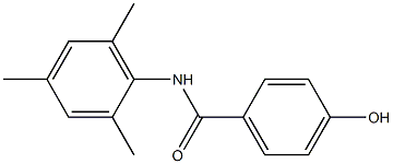 4-hydroxy-N-(2,4,6-trimethylphenyl)benzamide Struktur