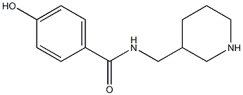 4-hydroxy-N-(piperidin-3-ylmethyl)benzamide Struktur