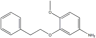 4-methoxy-3-(2-phenylethoxy)aniline Struktur