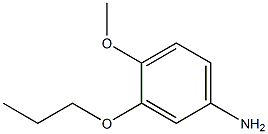 4-methoxy-3-propoxyaniline Struktur