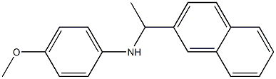 4-methoxy-N-[1-(naphthalen-2-yl)ethyl]aniline Struktur