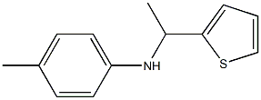 4-methyl-N-[1-(thiophen-2-yl)ethyl]aniline Struktur