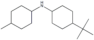 4-tert-butyl-N-(4-methylcyclohexyl)cyclohexan-1-amine Struktur