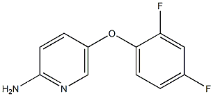 5-(2,4-difluorophenoxy)pyridin-2-amine Struktur