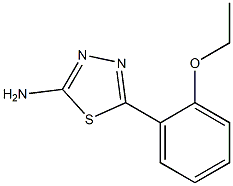 5-(2-ethoxyphenyl)-1,3,4-thiadiazol-2-amine Struktur