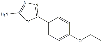 5-(4-ethoxyphenyl)-1,3,4-oxadiazol-2-amine Struktur