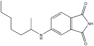 5-(heptan-2-ylamino)-2,3-dihydro-1H-isoindole-1,3-dione Struktur